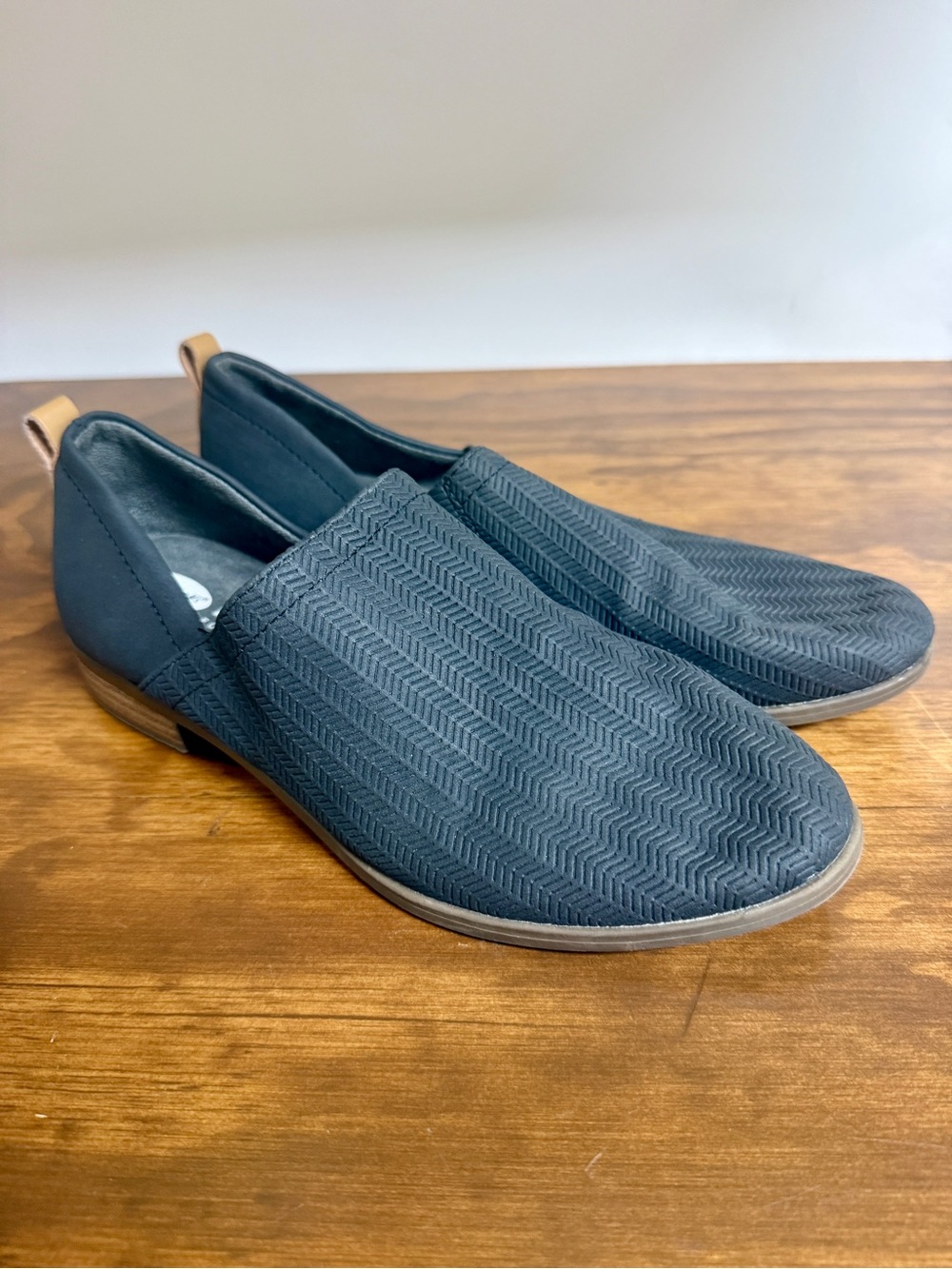Dr. Scholl's Black Chevron Slip-On Women's Comfort Loafers “Be You”